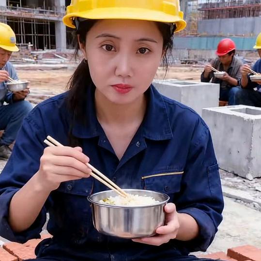 工地大姐 为了生活奋斗