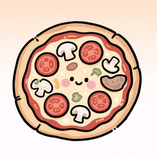 晚安与披萨🍕