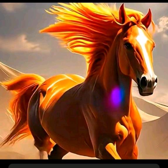 《欢欢》骏马奔腾