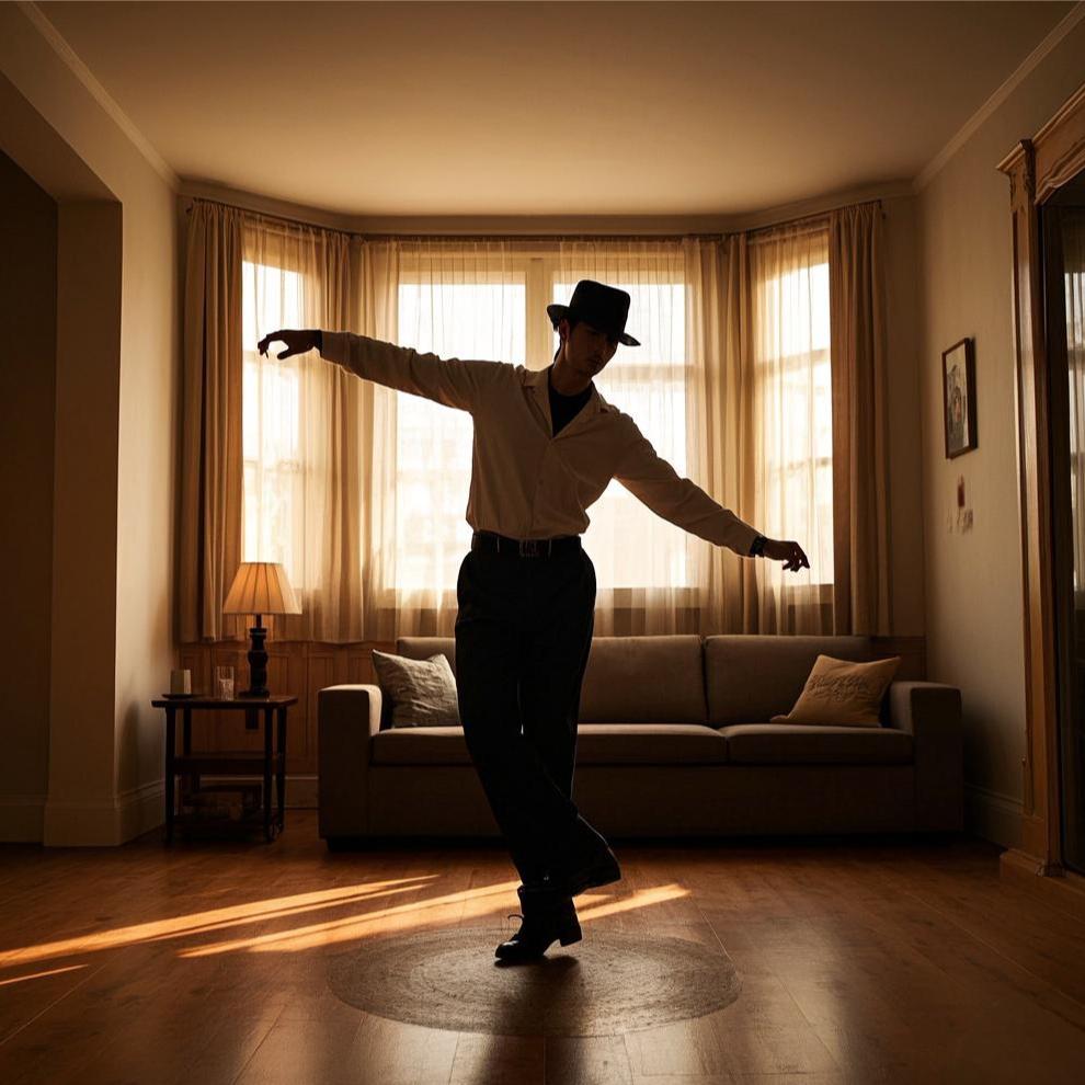 @这位大叔不会跳舞哦