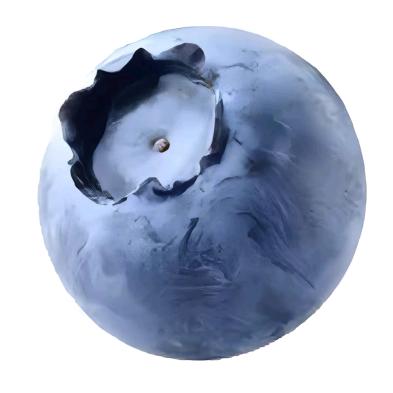 蓝莓果粒爆浆酸奶