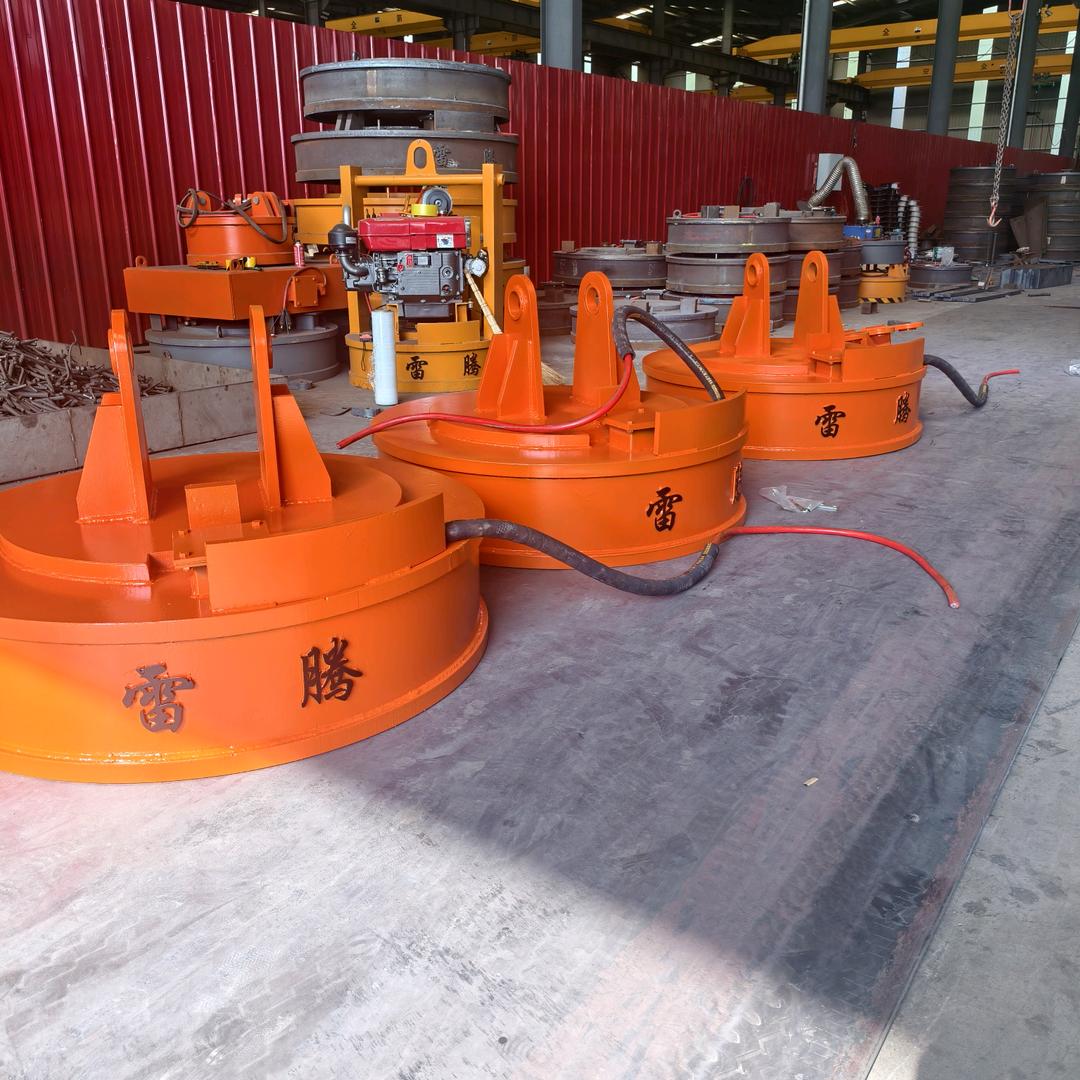 雷腾起重设备有限公司，电磁吸盘，废钢机械