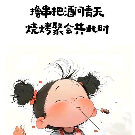 一家地摊烧烤的