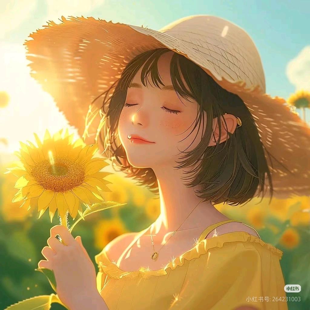 一个会自己解压的向日葵