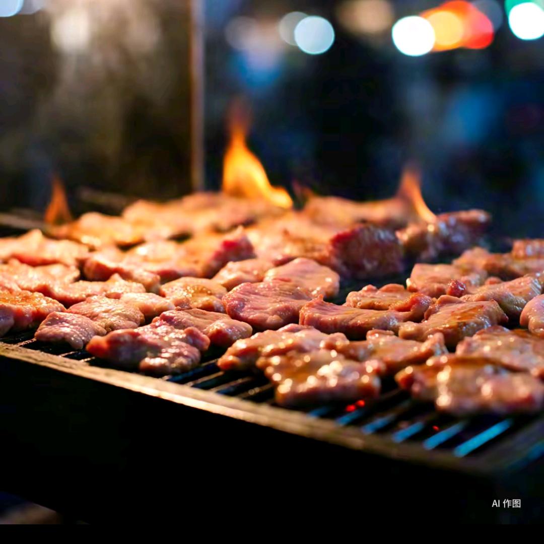 深夜烧烤