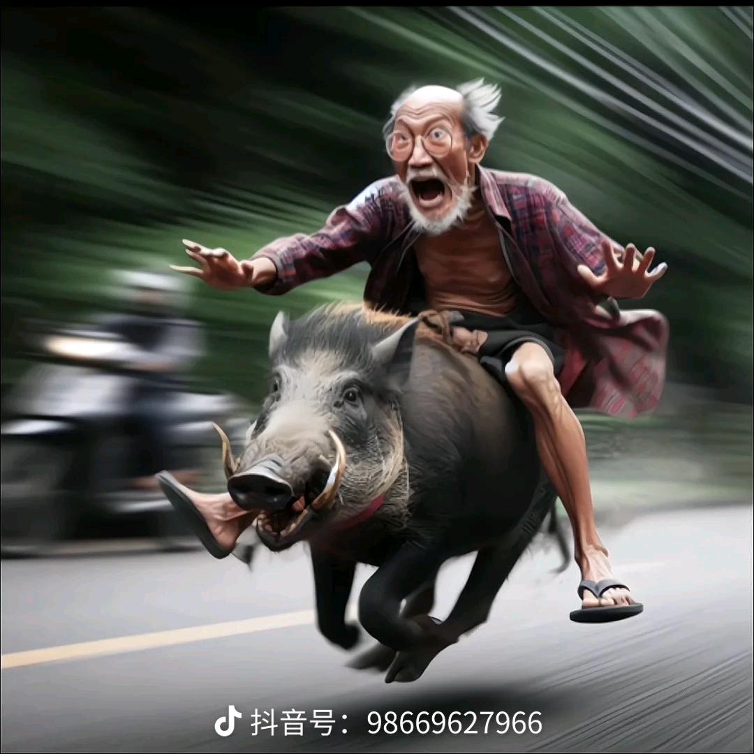 八十岁老头骑🐷