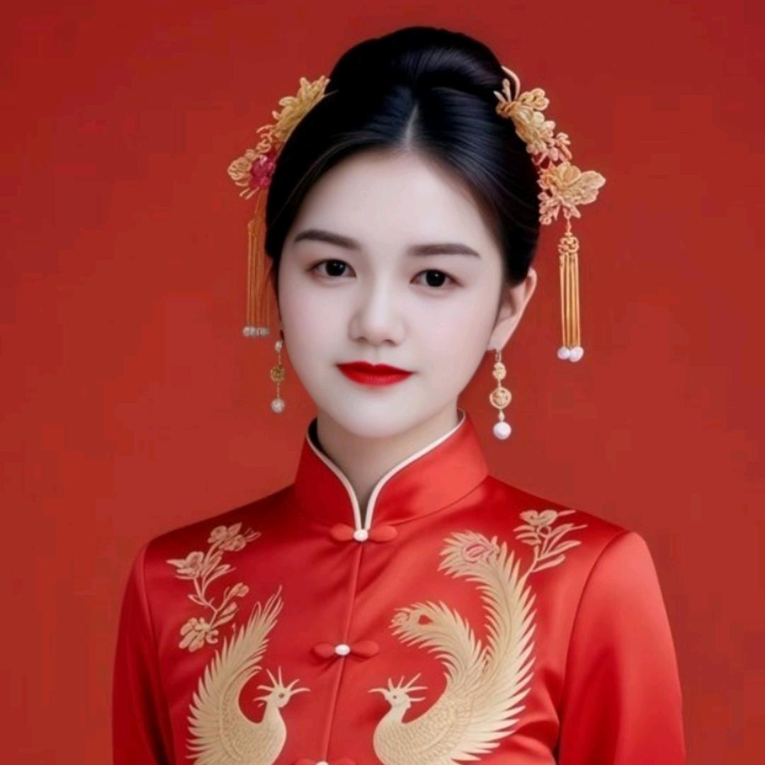 绿色金属花