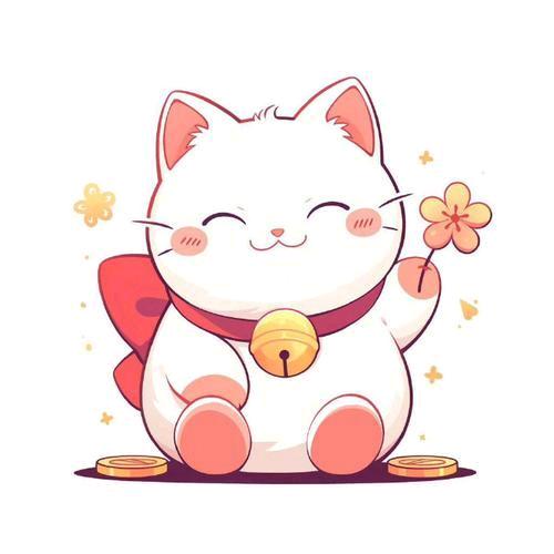 招财猫笑