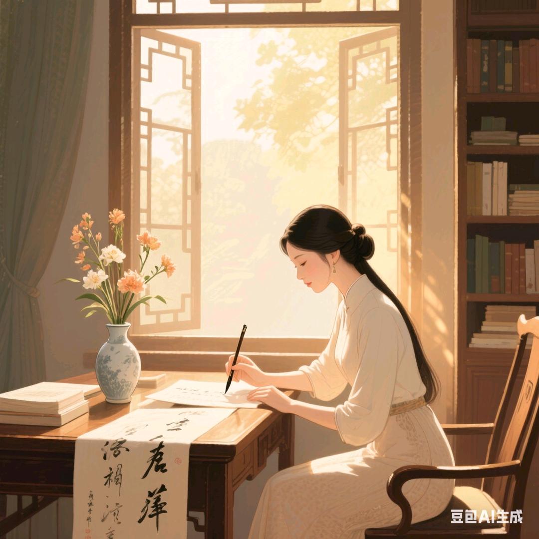 爱书法的荣荣