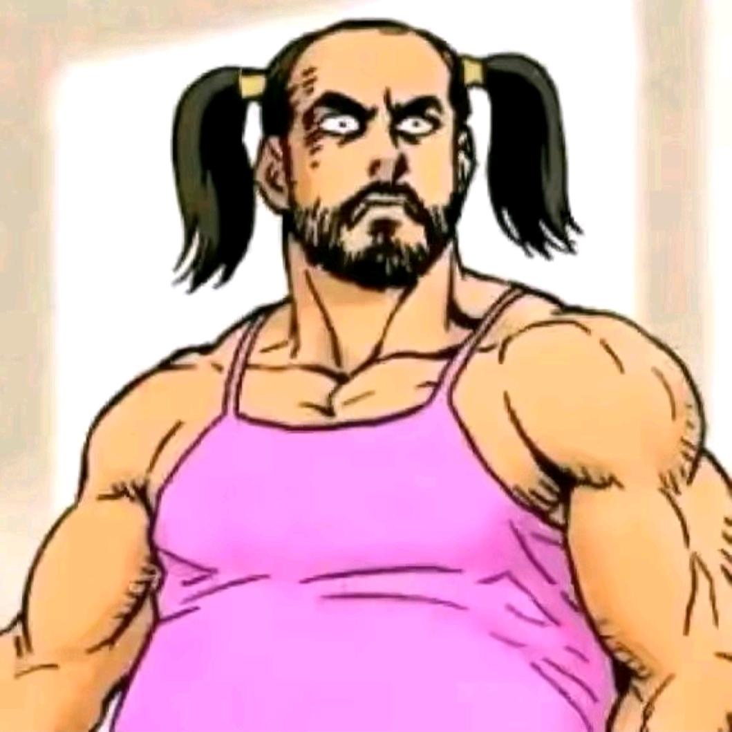 粉色小猛男