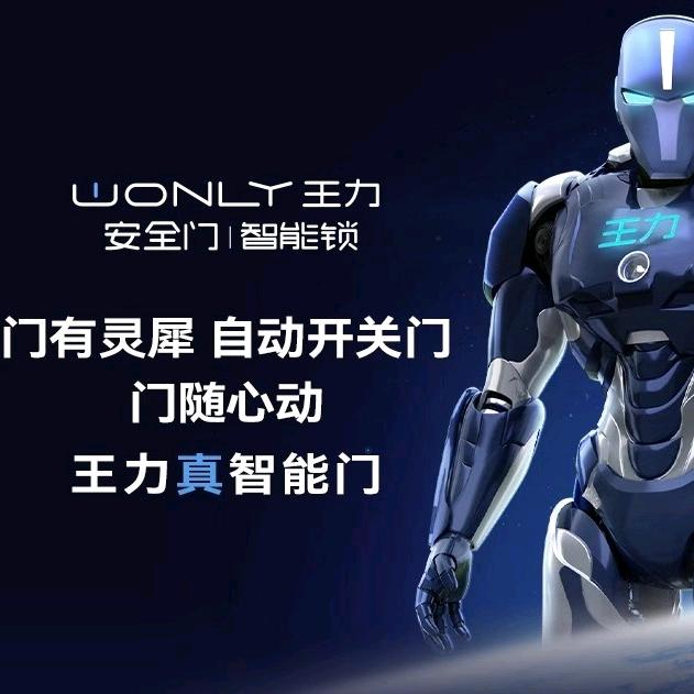 商河王力智能门锁，木门