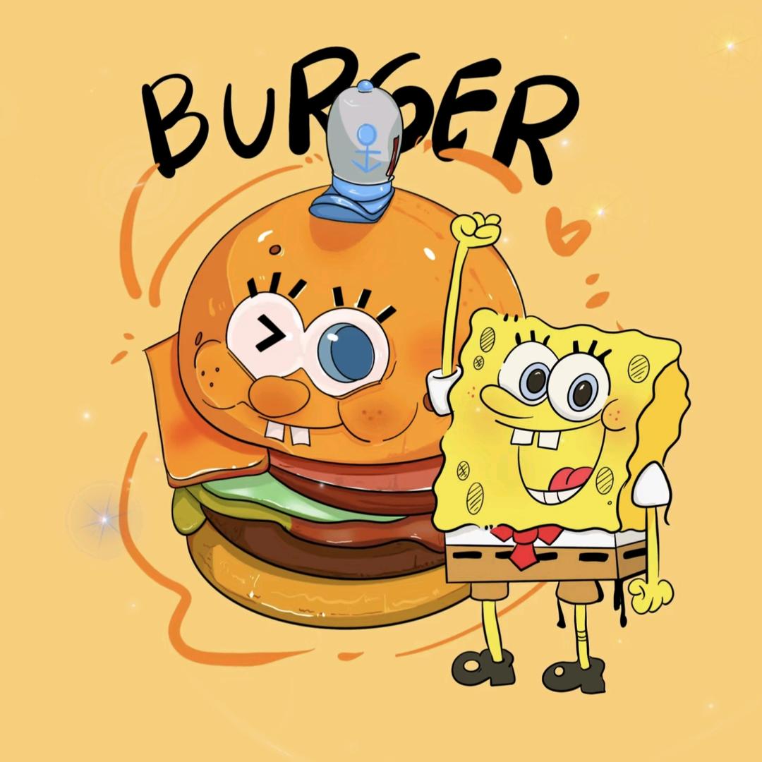海绵堡堡美式汉堡🍔