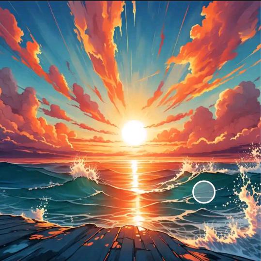 太阳好大