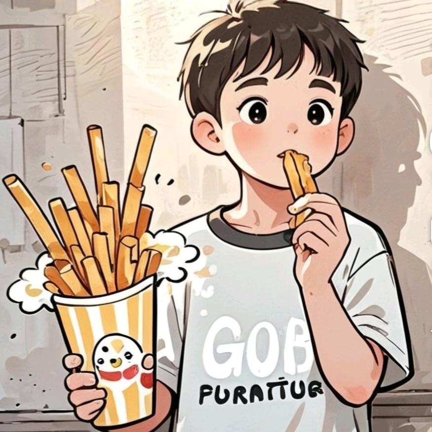 摆摊卖「卷卷薯条」🍟