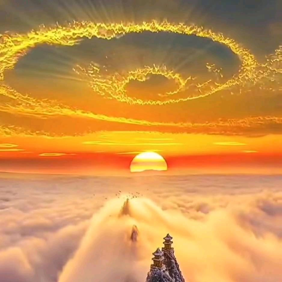 夕阳正红