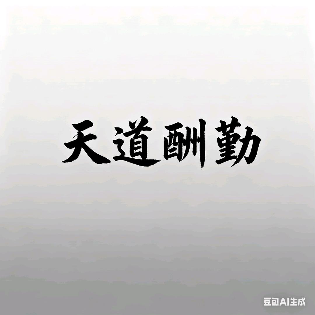 Æ      天道酬勤