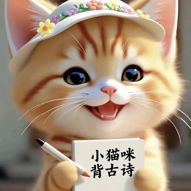 小猫咪背古诗