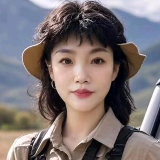 长皱纹的女孩