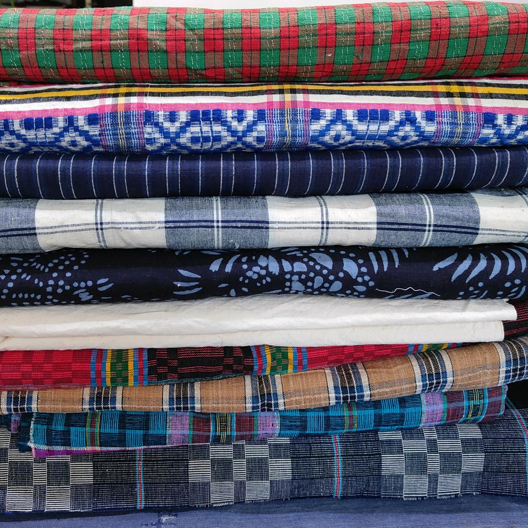 年代手纺老粗布