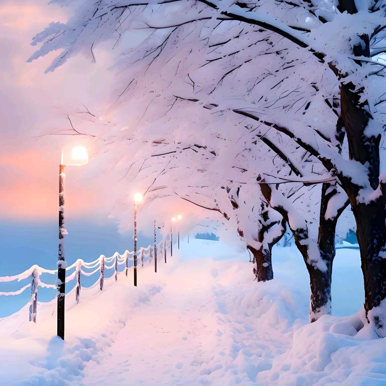 雪（CAD代画）
