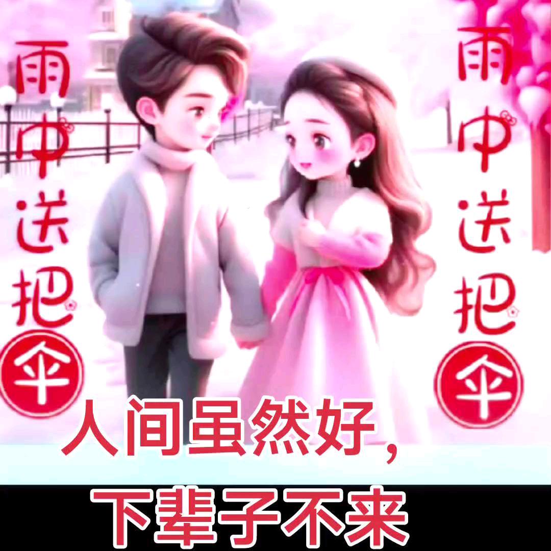 雨中送把伞☔
