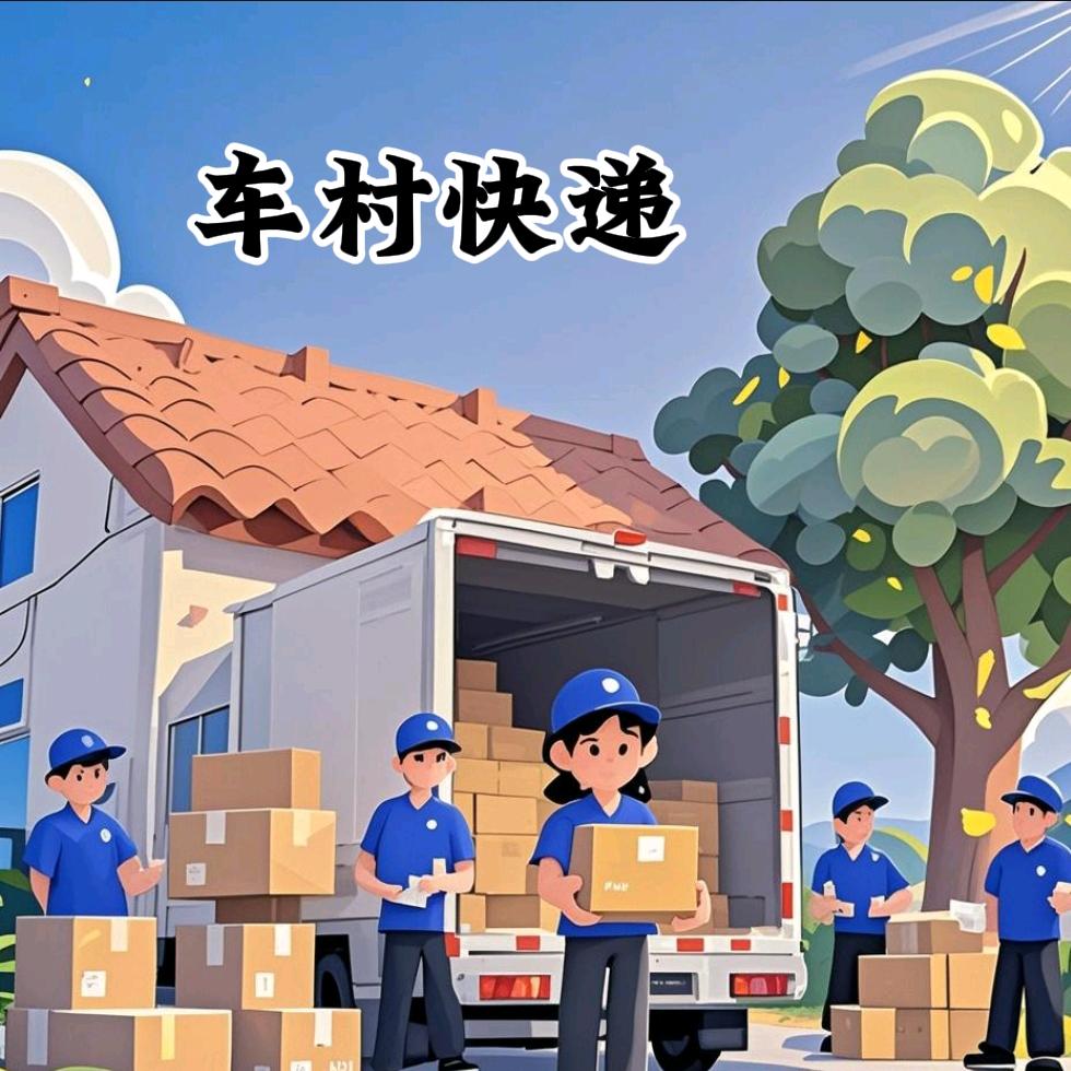 我在车村收快递