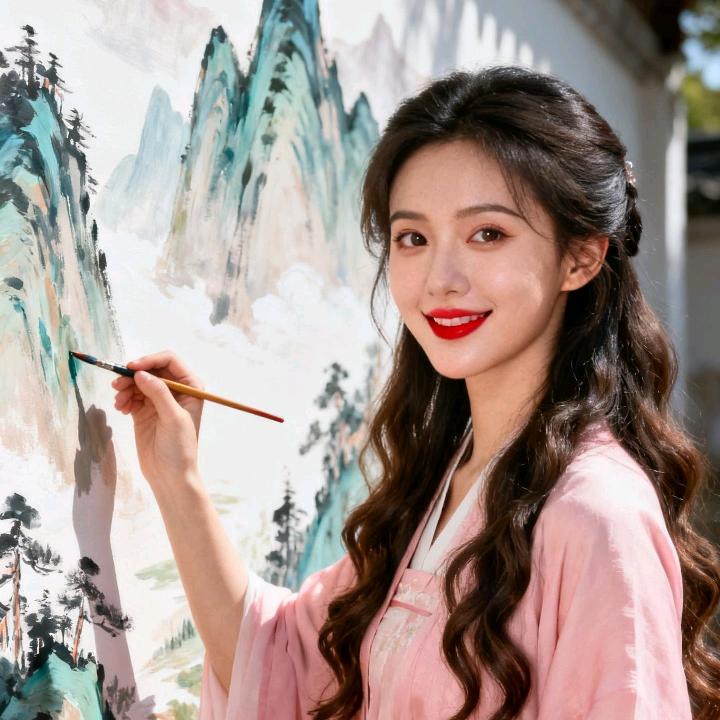 苏小妹手绘