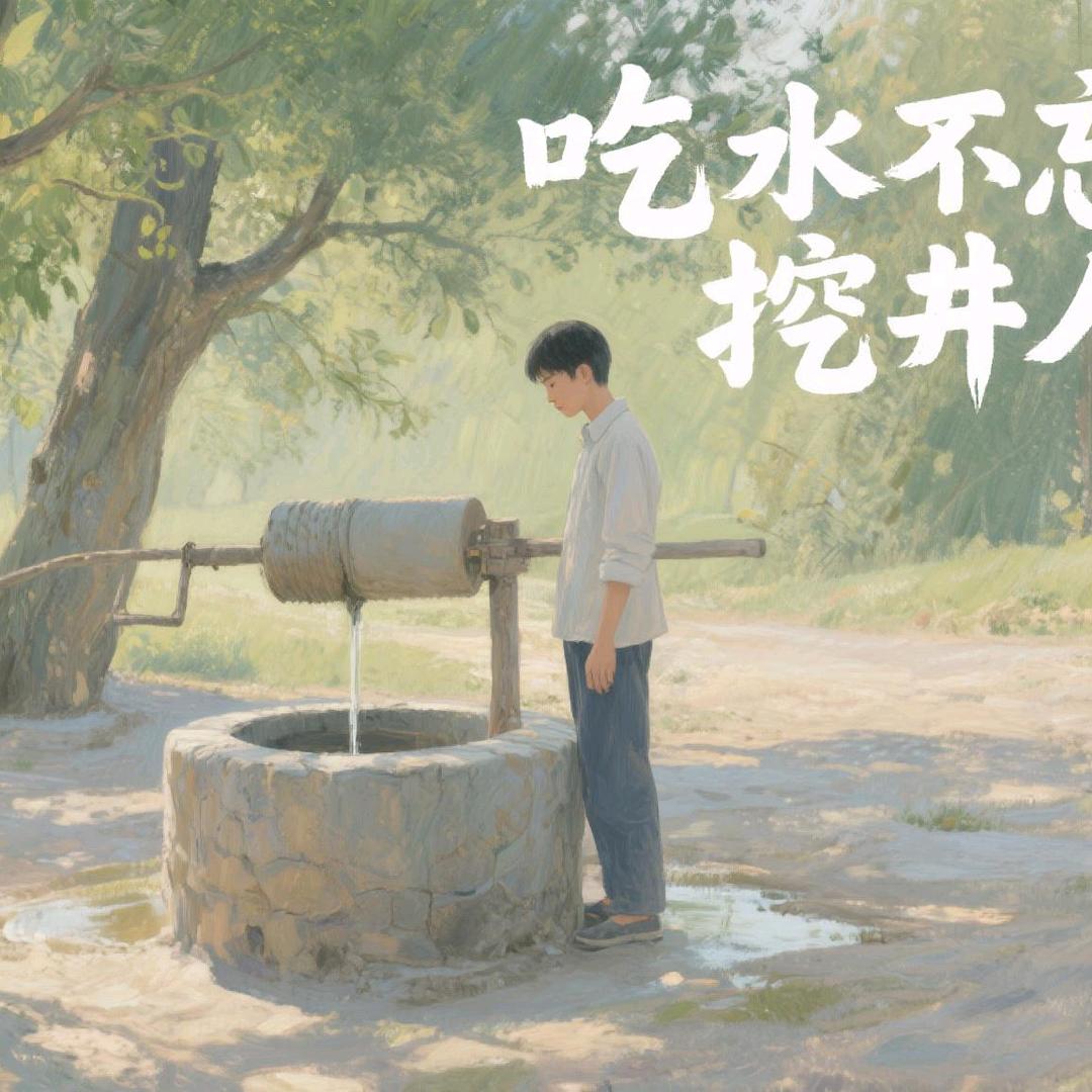 吃水不忘挖井人