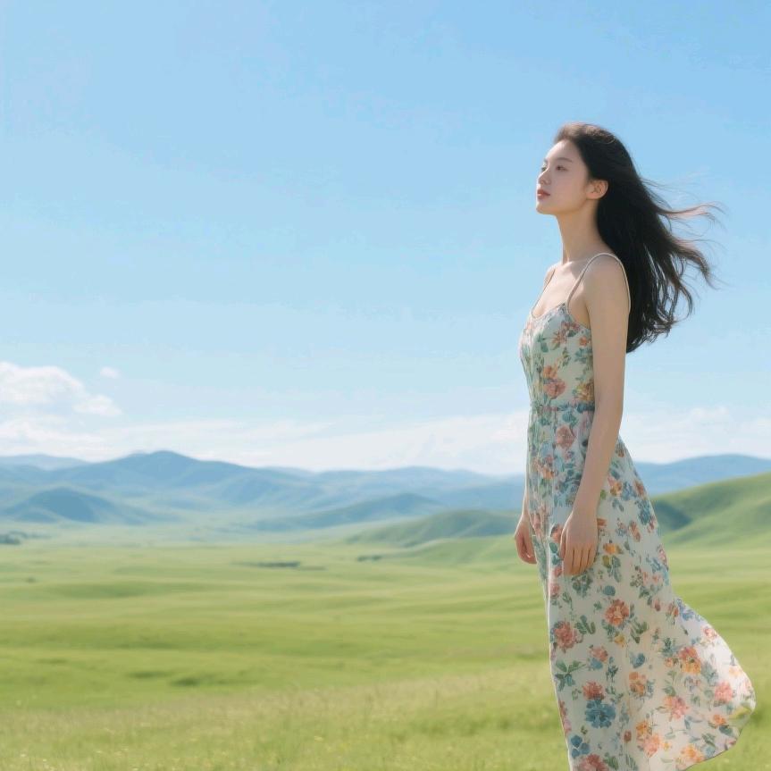 桃桃晚风里