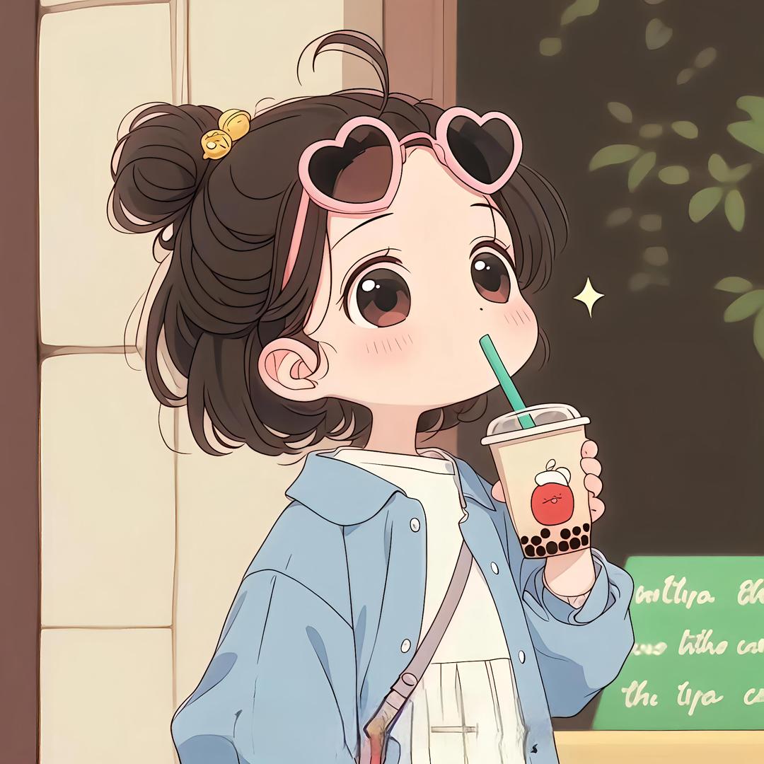 棉花糖女孩头像