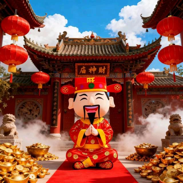 财神驾到★送财福