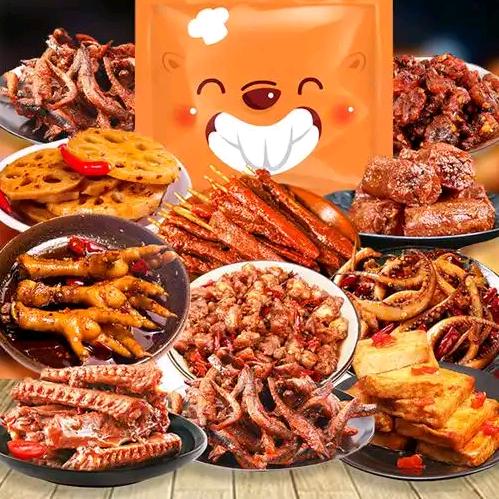美味零食橱窗