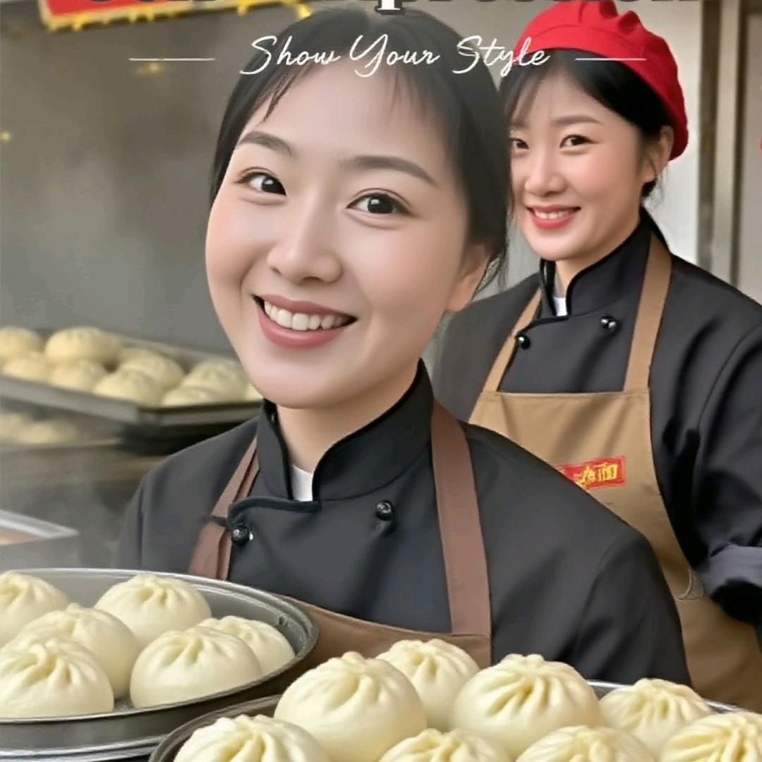 花脸炒馅包子