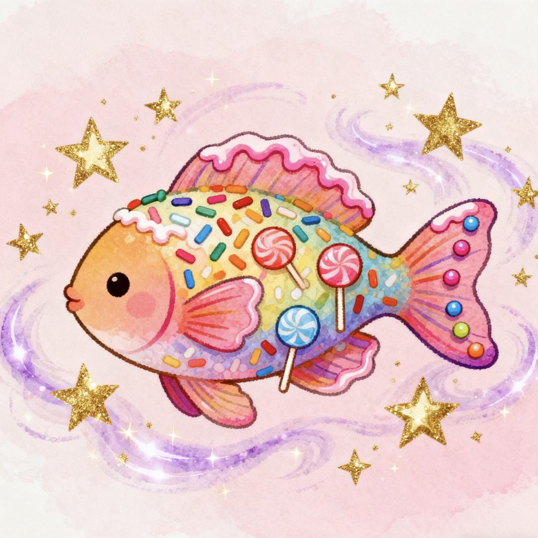 糖果鱼绘本