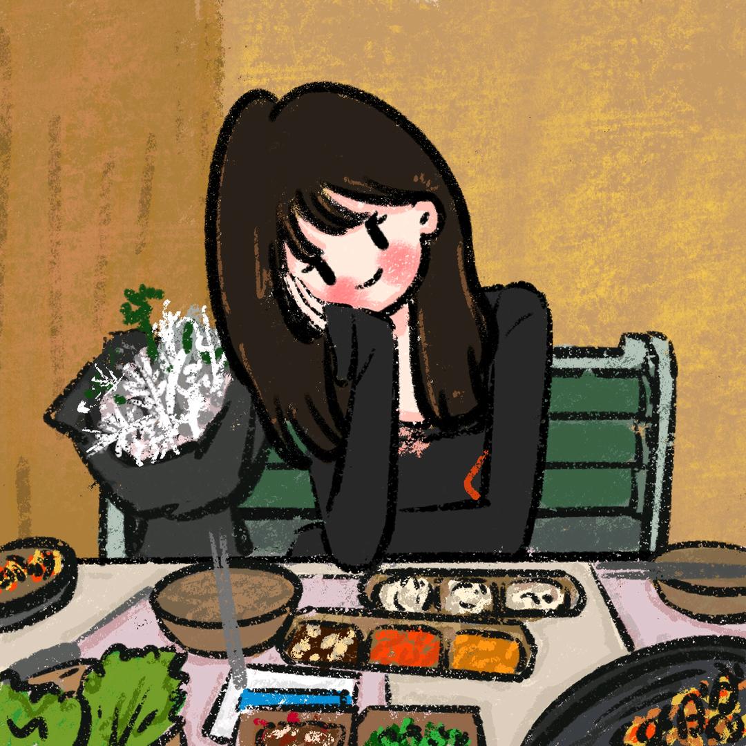 转了圈