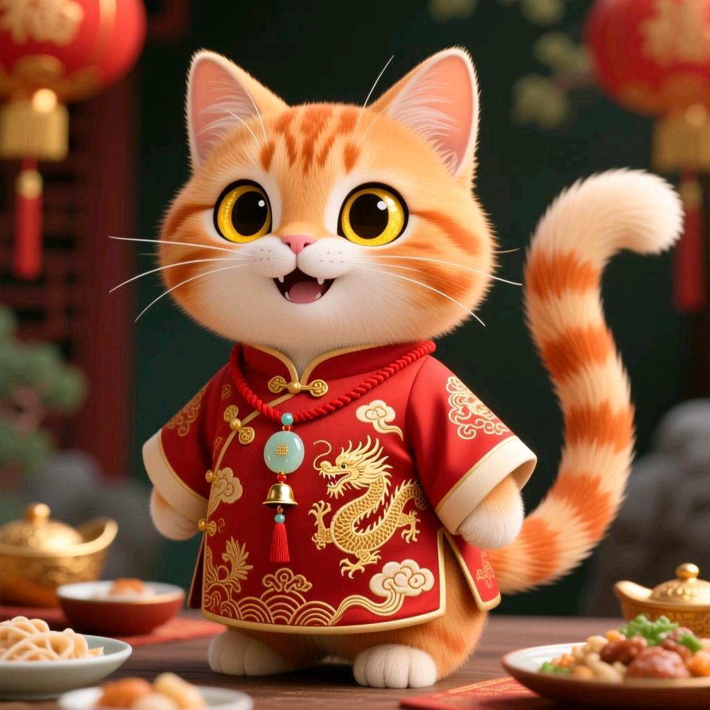 憨憨的橙猫