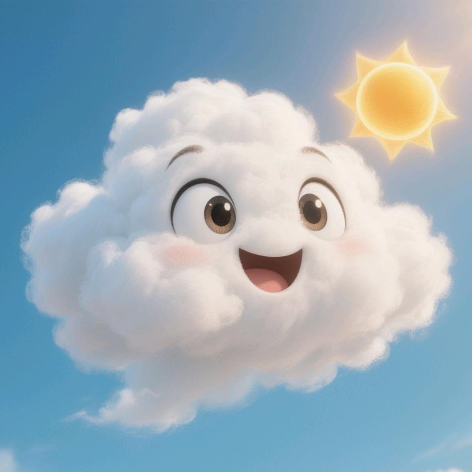 爱“叭叭”的云朵朵