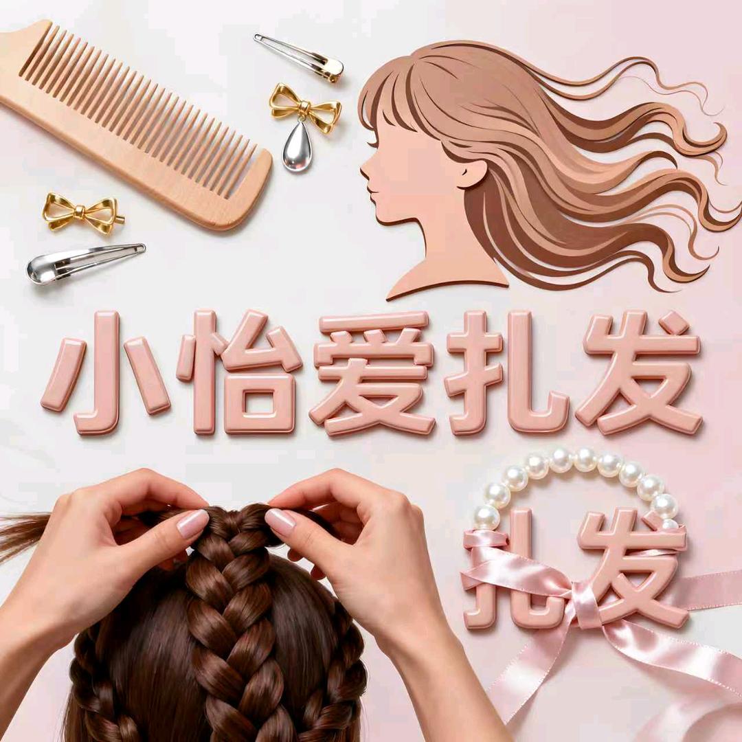 小怡爱扎发