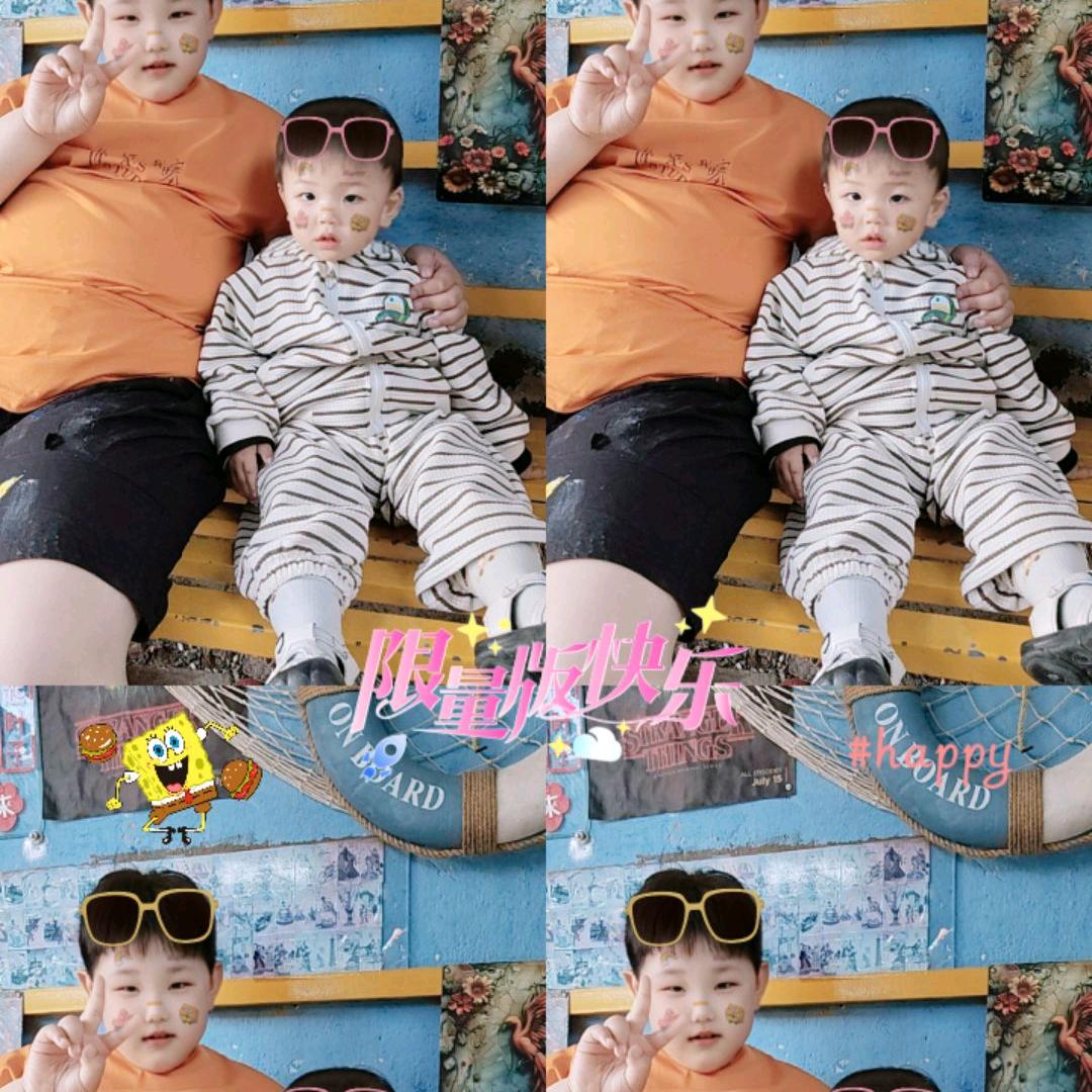 大宝子杰🌈🌸🌺🌈二宝 翀宇💝