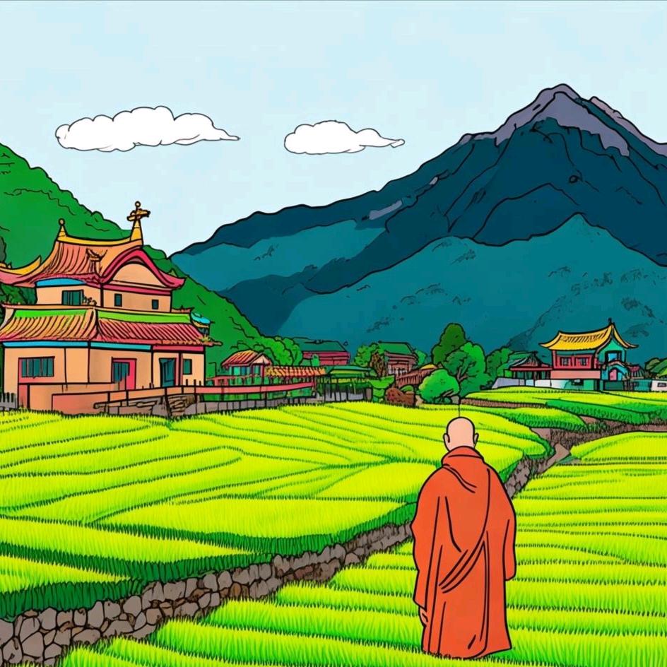 五台山下有福田