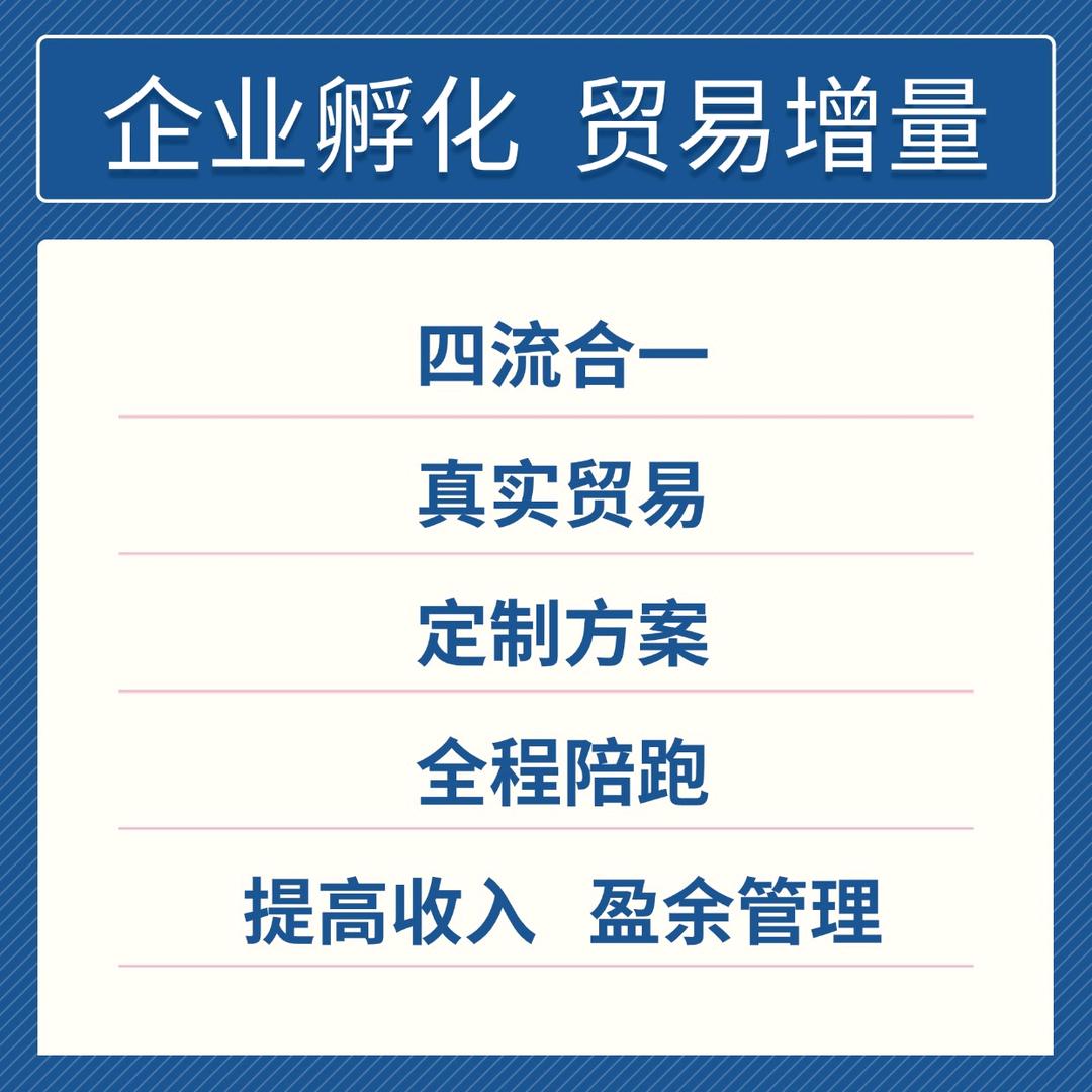 企业孵化&贸易增量