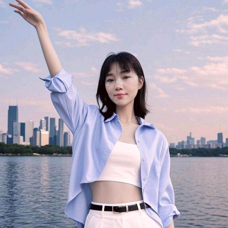 夕阳下的玫瑰