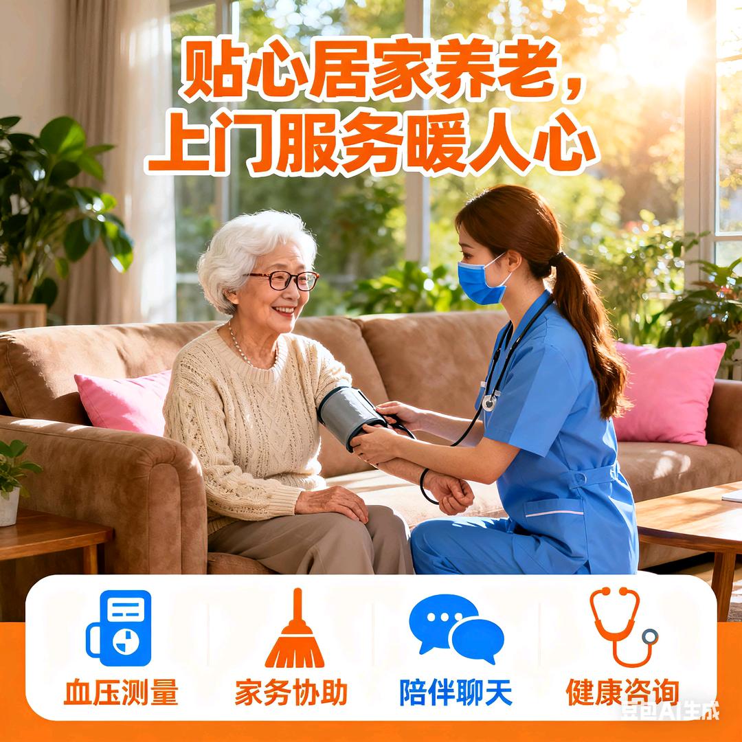 居家养老上门服务小刘