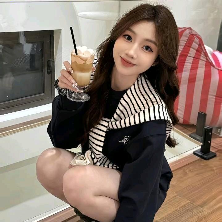 手捧鲜花的小女孩