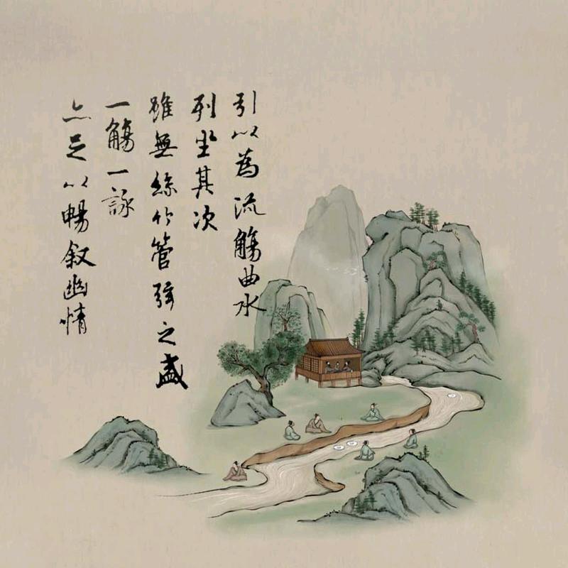 秋水长情，桃花入酒。