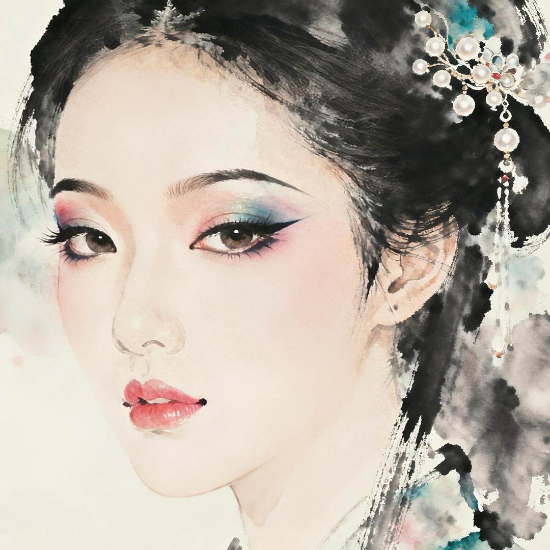 小枝含雨亦檀栾