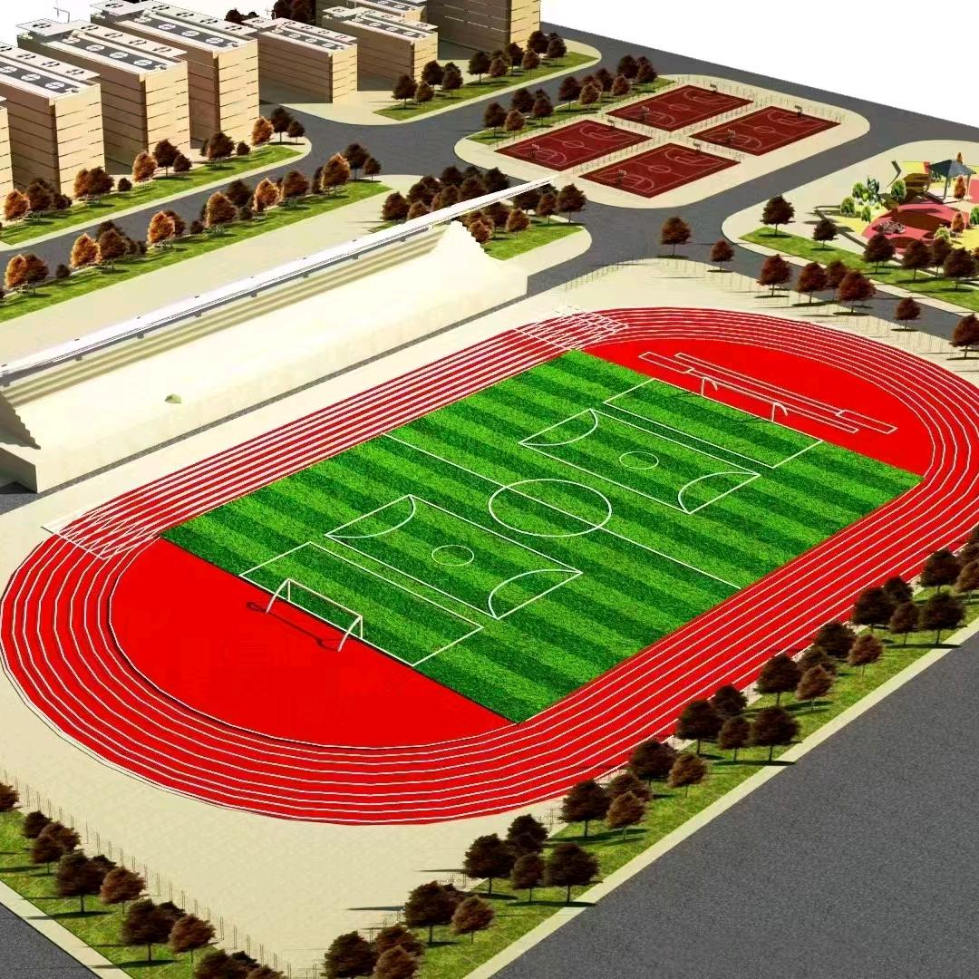 翔宇人造草坪围网球场施工