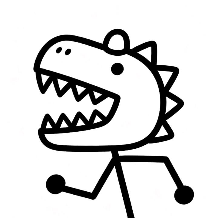 A4纸恐龙