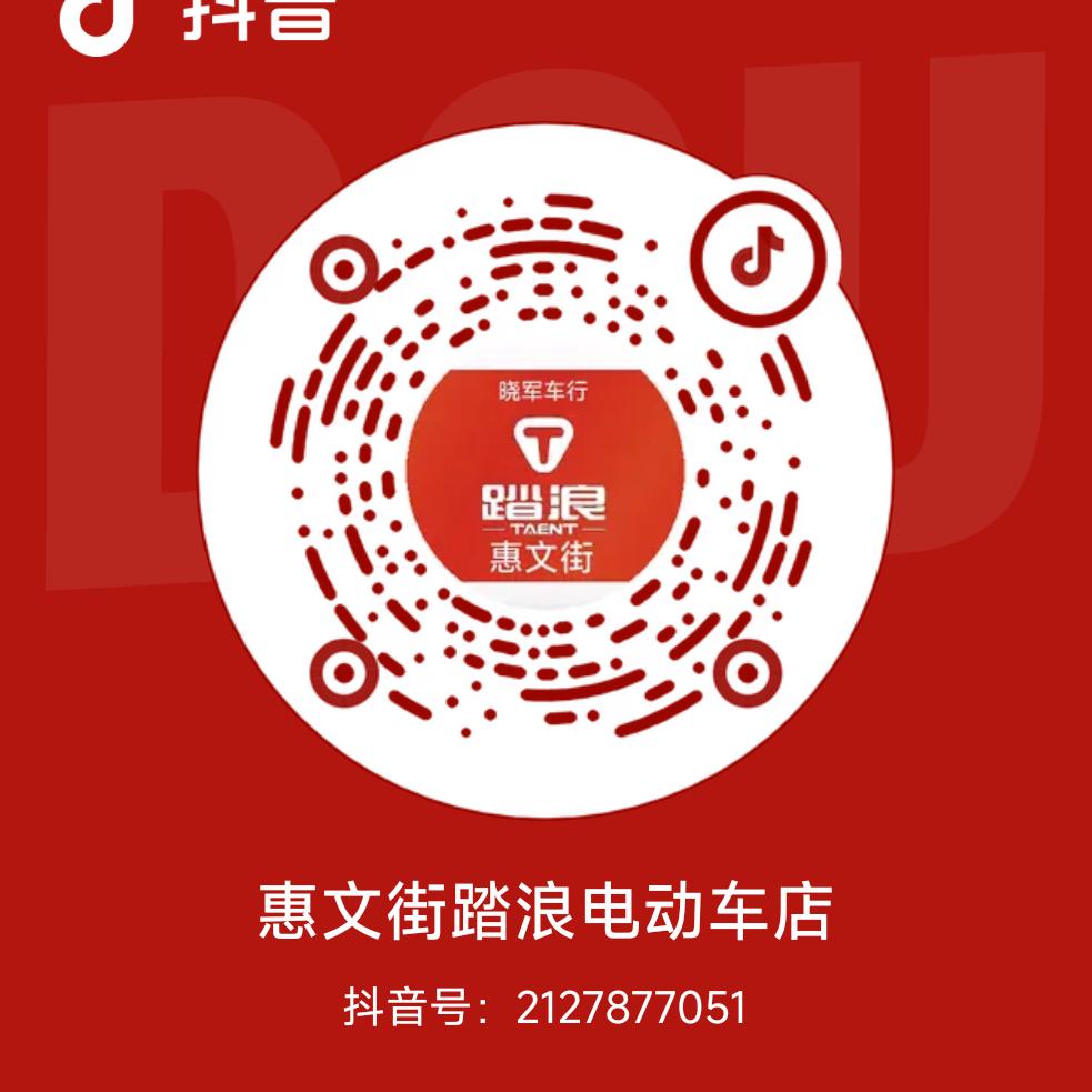 惠文街晓军踏浪电动车