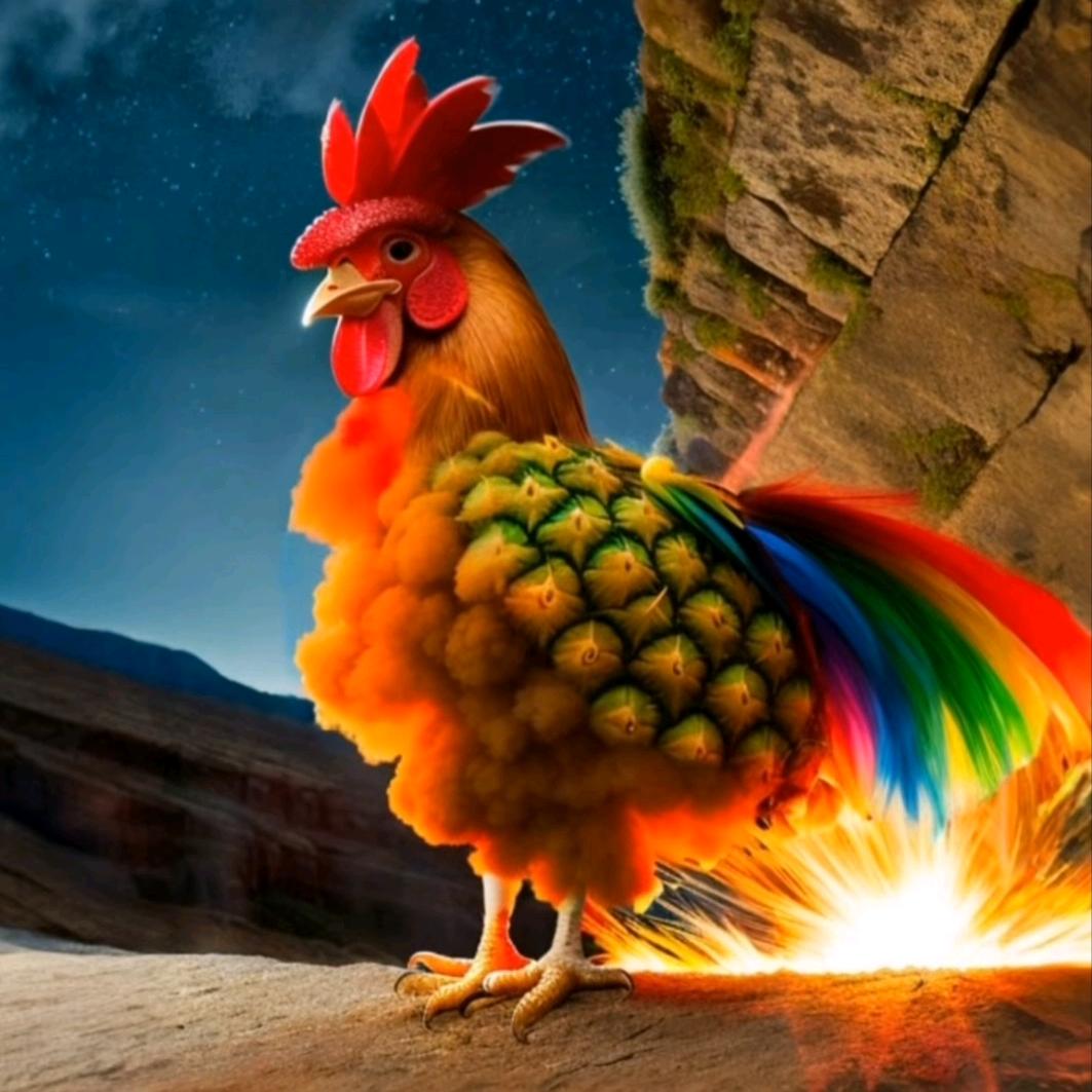 七彩菠萝爆炸🐔